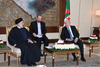 Iranian and Algerian Presidents discuss Gaza in Algiers meeting.