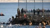 Hundreds of migrants swim into Spain's Ceuta enclave from Morocco