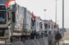 Egyptian truck drivers finally deliver aid to Gaza after months of waiting