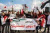 Egyptians protest at Rafah border Trump's Gaza displacement plan