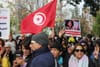 Hundreds in Tunisia rally to demand release of Saied critic Abir Moussi