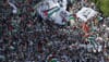 Moroccans demonstrate against Gaza war and ties with Israel