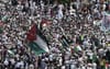 Moroccans rally against Gaza war and Israel ties